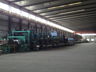 Cold Rolled Steel Strips Tube Making Machine With Online Finish