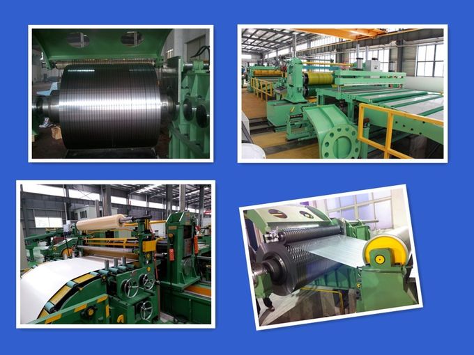 Galvanized Steel Strips Metal Slitting Machine For Coil Cutting