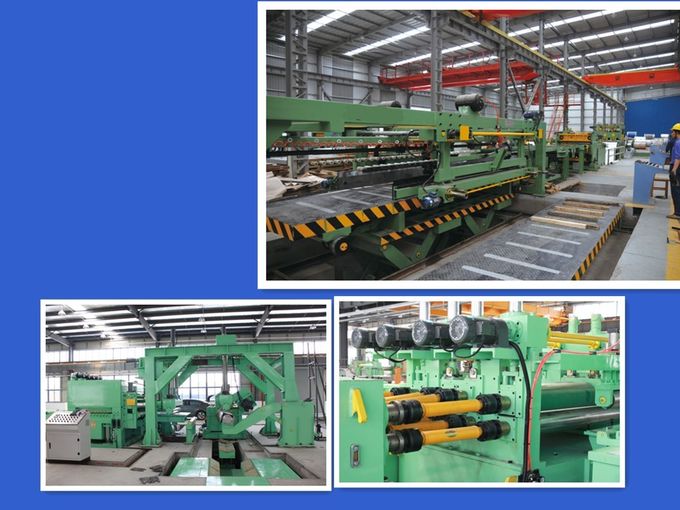 Cut To Length Line Machine , Galvanzied Steel Coil Cutting Machine Stable