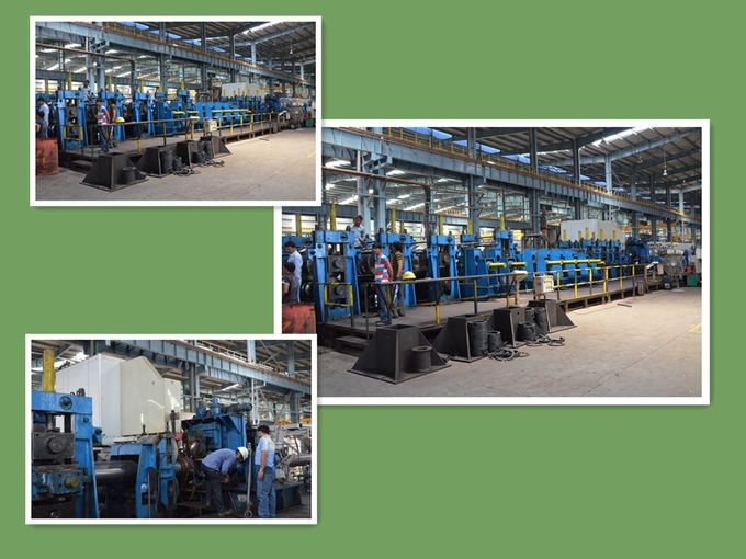 ERW Steel Pipe Production Line With Online And Offline Testing Equipment