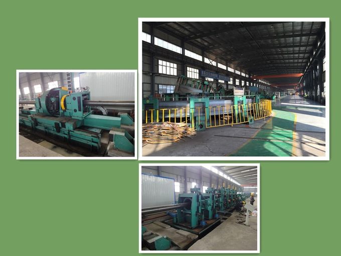 Galvanized Steel ERW Tube Mill For Furniture Tube Welding Speed 40 m / Min